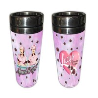 I Love Lucy Travel Tumbler Chocolate Factory Design